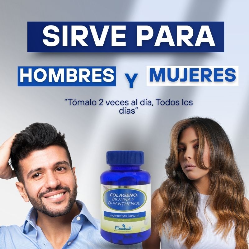 Tratamiento contra la caída 3 en 1 + Biotina y Colágeno