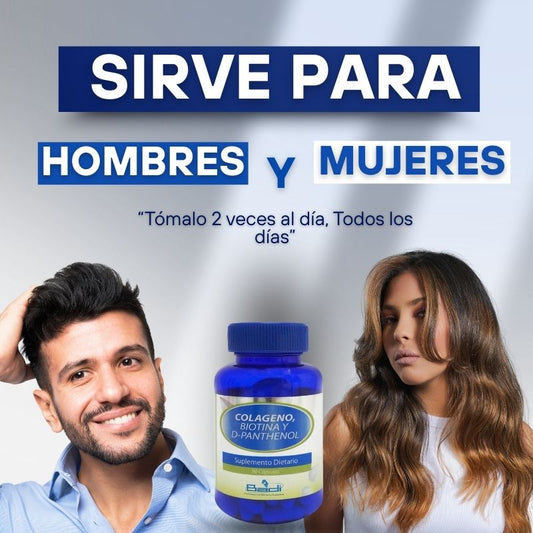 Tratamiento contra la caída 3 en 1 + Biotina y Colágeno